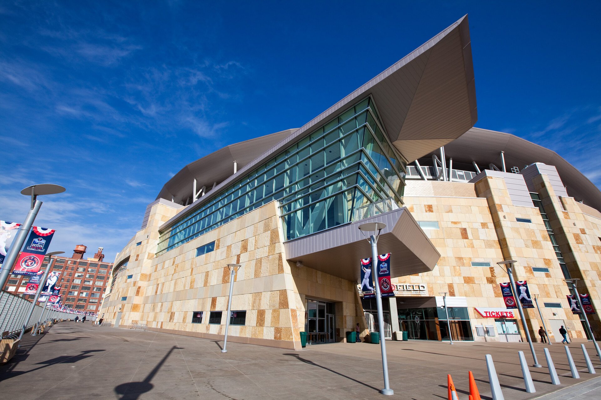 target field building exterior