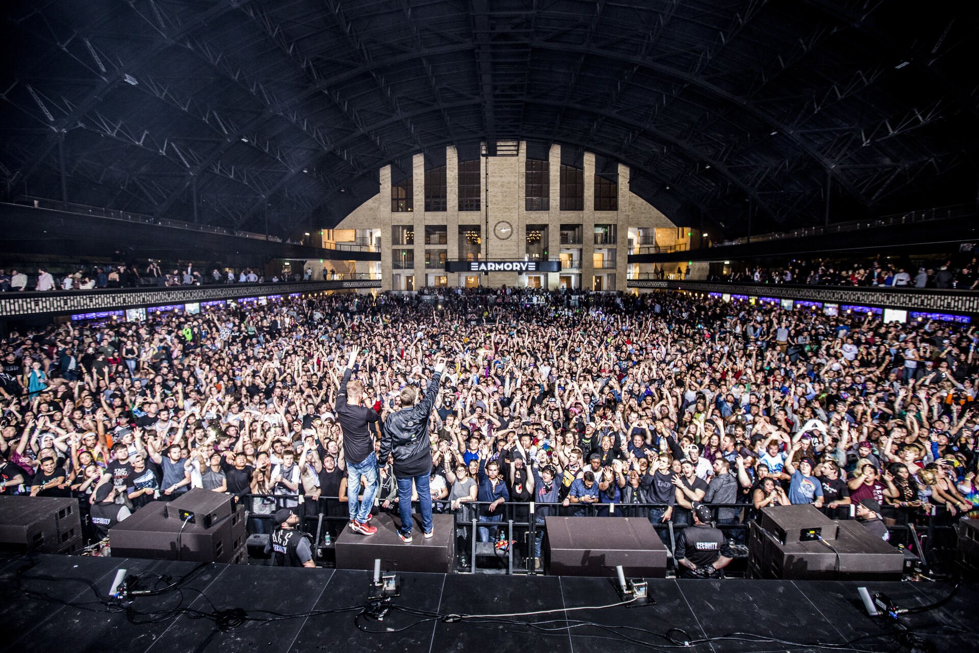 The Armory concert stage