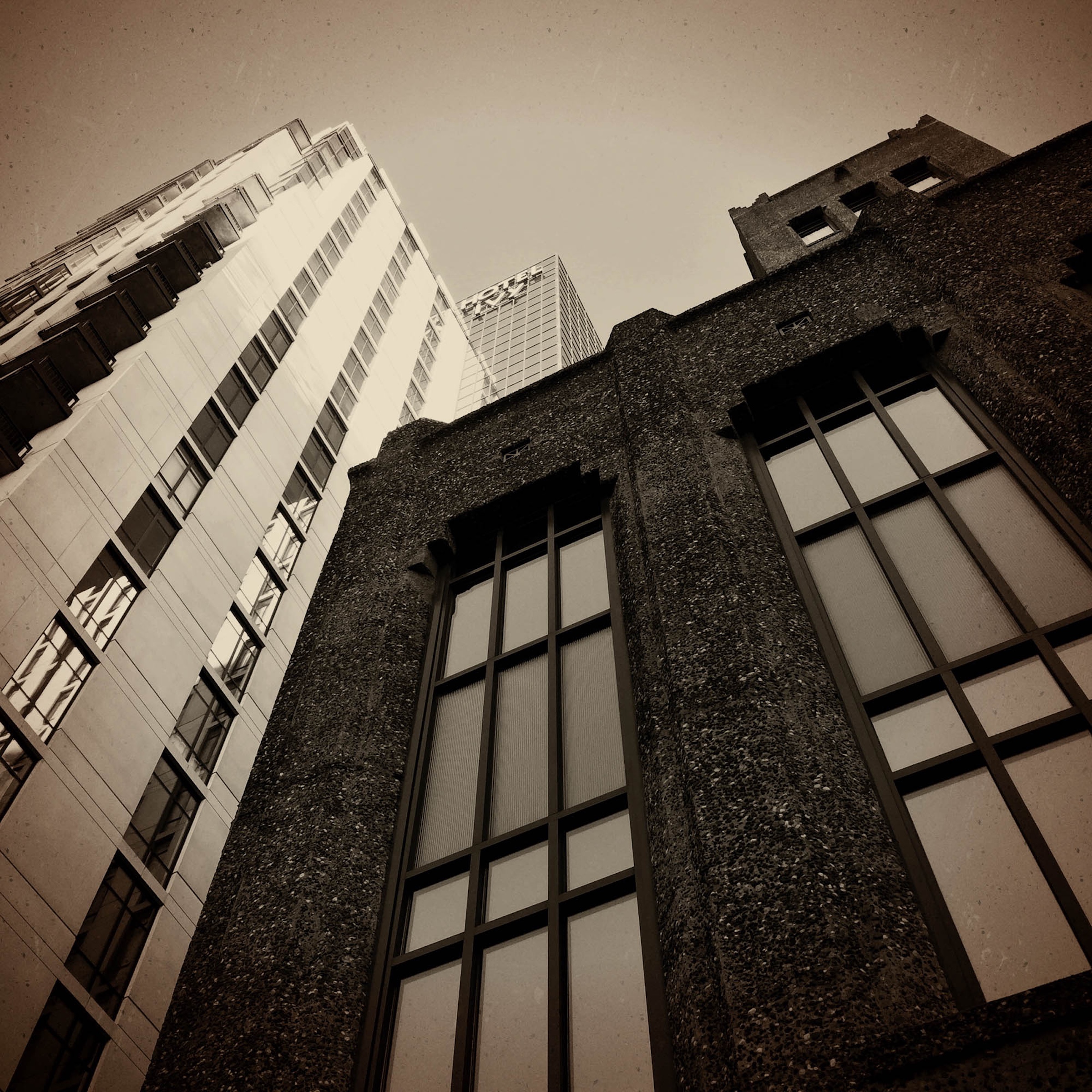 Building of Hotel Ivy in black and white color